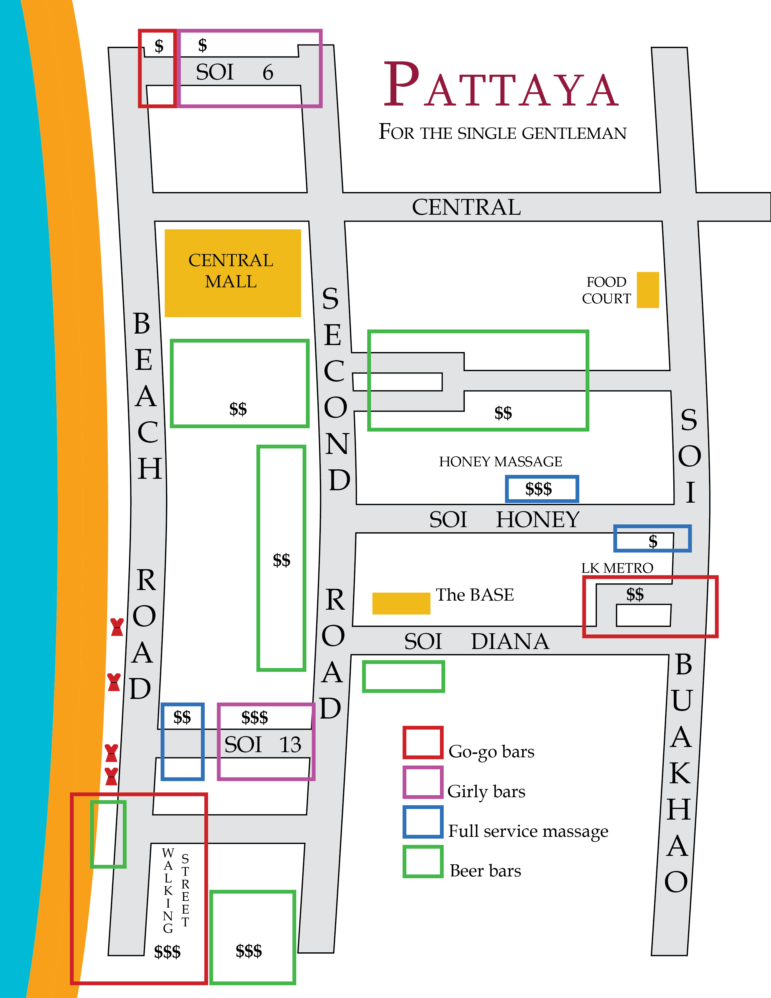 pattaya map